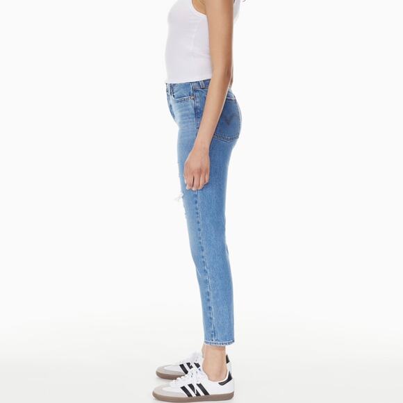 LEVI'S High Rise Wedgie Jeans Distressed 25 - Picture 2 of 13